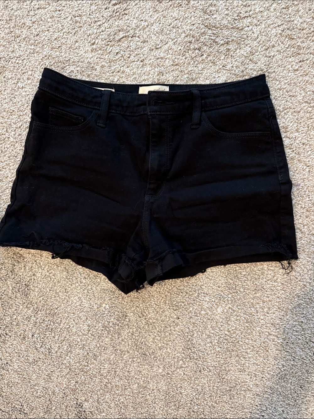 Universal Thread Black Denim Cutoff Shorts